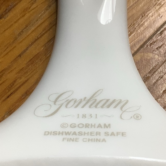 New Gorham Grand Manor Gold Cake Plate and Server - Picture 11 of 16